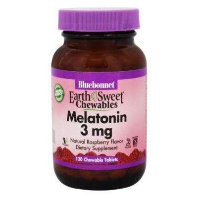 Bluebonnet Nutrition - EarthSweet Chewables Melatonin Natural Raspberry 3 mg. - 120 Chewable Tablets