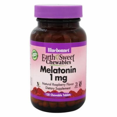 Bluebonnet Nutrition - EarthSweet Chewables Melatonin Natural Raspberry 1 mg. - 120 Chewable Tablets