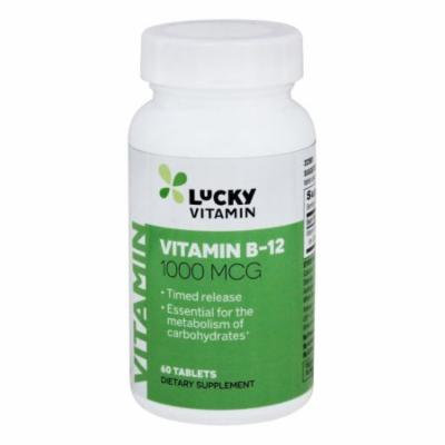 LuckyVitamin - Vitamin B-12 Timed Release 1000 mcg. - 60 Tablets