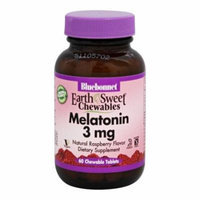 Bluebonnet Nutrition - EarthSweet Chewables Melatonin Natural Raspberry Flavor 3 mg. - 60 Chewable Tablets