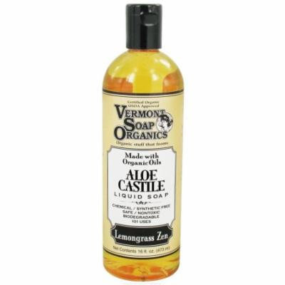 Vermont Soapworks - Aloe Castile Liquid Soap Lemongrass Zen - 16 oz.