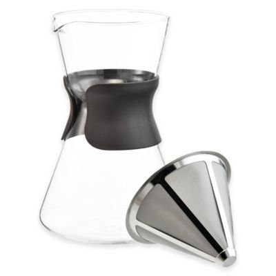 Grosche Portland Pour Over Coffee Maker with Ultra Mesh filter-BROWN-One Size