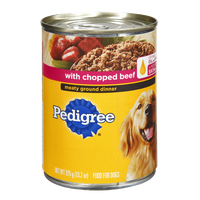 Pedigree® Chopped Beef Meaty Ground Dinner Dog Food