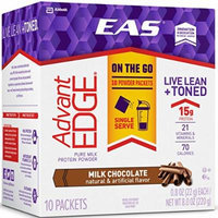 EAS AdvantEDGE Protein Powder Packets, Milk Chocolate, 60 Count