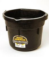 Miller Mfg Inc Miller Mfg Co Inc Flat Back Pail- Black 12 Quart - DF12FB