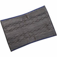 Rubbermaid Commercial Pulse Executive Double-Sided Microfiber Flat Mop Heads, Dark Gray, 6 count