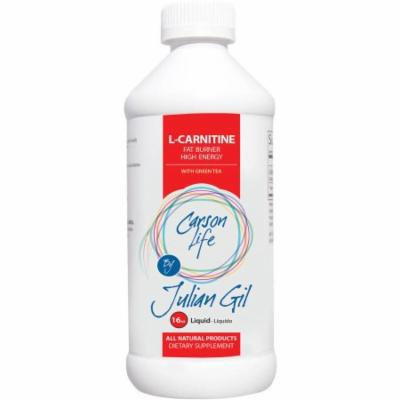 Carson Life Julian Gil Liquid L-Carnitine Fat Burner High Energy Dietary Supplement Liquid, 16 oz