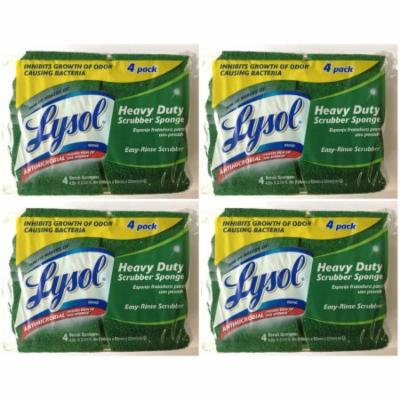 Lysol Antimicrobial Odor Resistant Heavy Duty Scrubber Sponges - 16 Pack + FREE SHIPPING!