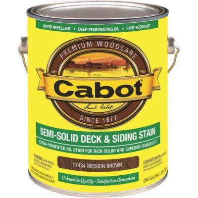 STAIN SEMISOLID OIL VOC BRN GA