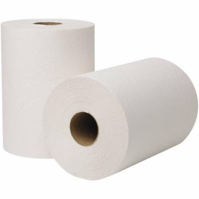 Wausau Paper EcoSoft Universal White Roll Towels, 12 rolls