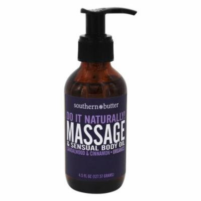 Southern Butter - Massage & Sensual Body Oil Sandalwood & Cinnamon - 4.5 oz.