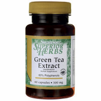 Swanson Green Tea Extract 500 mg 60 Caps