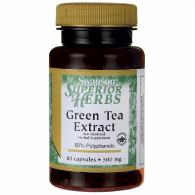 Swanson Green Tea Extract 500 mg 60 Caps