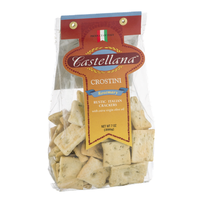 Castellana Crostini Rustic Italian Crackers Rosemary