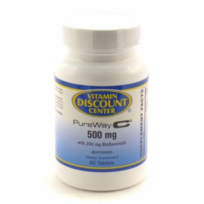 PureWay-C Vitamin C 500mg + Bioflavonoids - Vitamin Discount Center - 90 Tablets