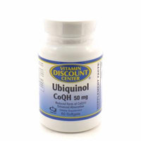 Ubiquinol CoQh 50mg By Vitamin Discount Center - 60 Softgels