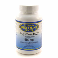 PureWay-C Vitamin C 500mg with Bioflavonoids Vitamin Discount Center - 120 Caps