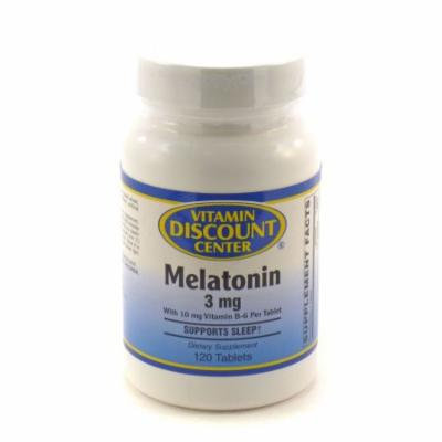 Melatonin 3 mg by Vitamin Discount Center - 120 Tablets