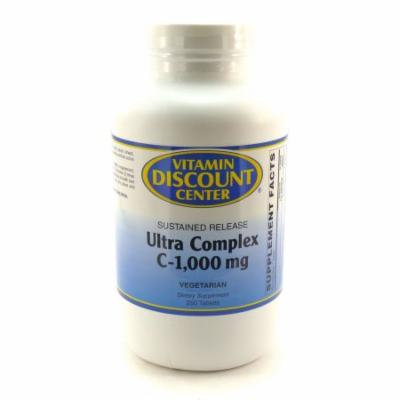 Ultra Complex C-1000 mg - Sustained Release Vitamin Discount Center 250 Tablets