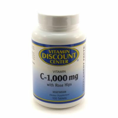 C-1000 mg with Rose Hips by Vitamin Discount Center - 100 Tablets Vitamin C