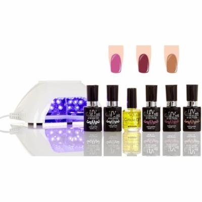 UV-Nails LED Lamp and Gel Nail Polish Starter Kit V10-W-21