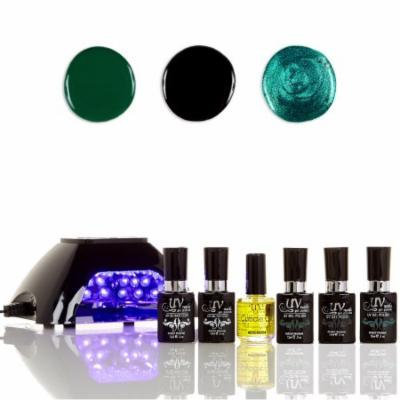 UV-Nails LED Lamp and Gel Nail Polish Starter Kit V10-B-20