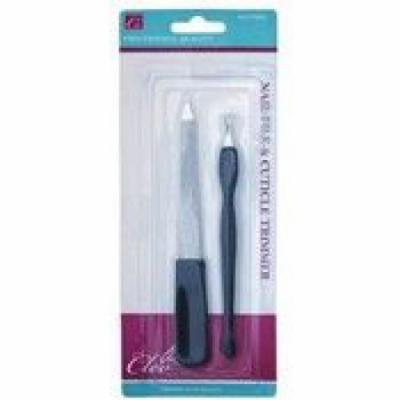 Ddi 2Pc Nail File & Cutilcle Trimmer