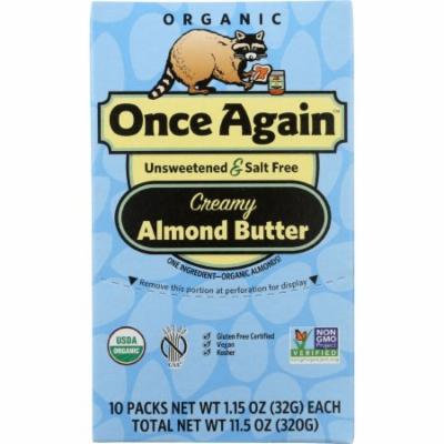 Once Again Almond Butter - Organic - Original - Squeeze Pack - 1.15 oz - case of 10