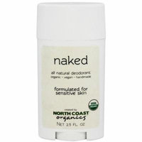 North Coast Organics - All Natural Deodorant Naked - 2.5 oz.