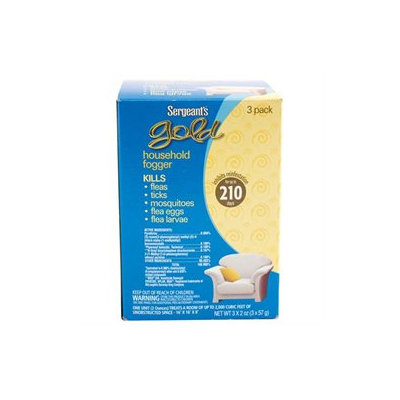 Sergeant S Pet Products P Sergeants Pet Products 529013 Sergeant S Gold Flea and Tick Igr Fogger 2Oz 3Count
