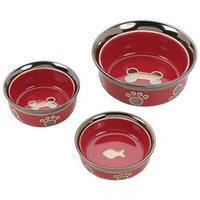 Ethical Pet Ritz Copper Rim Dog Dish