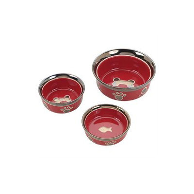 Ethical Pet Ritz Copper Rim Dog Dish