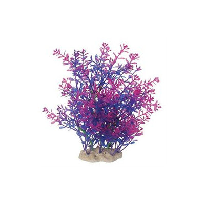 Pure Aquatics Pure Aquatic Natural Elements Lindernia Technicolor Aquarium Ornament in Purple