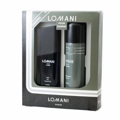 Lomani 186317 Set-Eau de Toilette Spray 3.3-Oz and Deodorant Spray 6.6-Oz