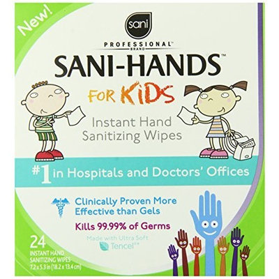 Sani Hands Sani-Hands Instant Hand Sanitizer Wipes, 24-Count Boxes (Pack of 6)
