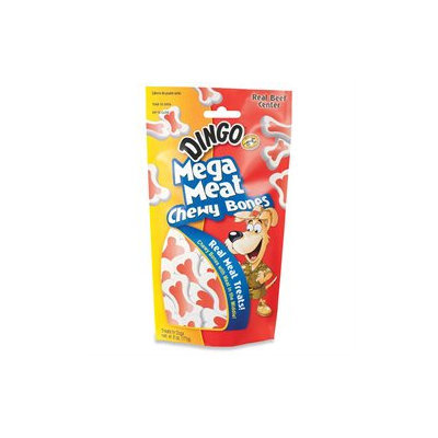 United Pet Group - Dingo P-80041 Mega Meat Chewy Bones 6 Ounce