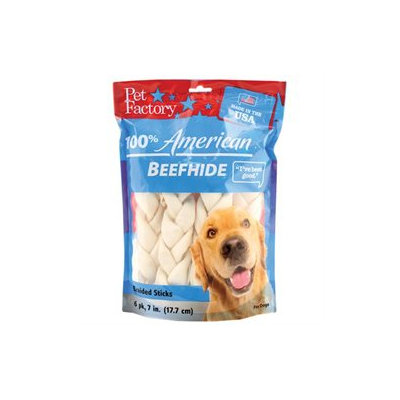American Beefhide Braided Stick Dog Treat