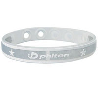 Phiten Sport Type Bracelet, Clear Pink