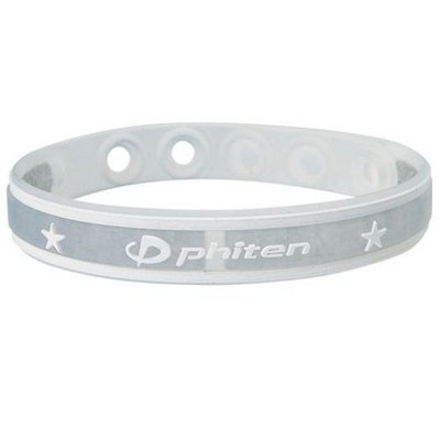 Phiten Sport Type Bracelet, Clear Pink
