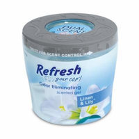 Refresh Your Car 5oz Gel Can, Sun-Kissed Linen/Tiger Lily