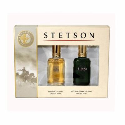 Stetson 2 Pc. Gift Set ( Stetson Cologne .75 Oz + Stetson Sierra Cologne .75 Oz ) for Men by Coty