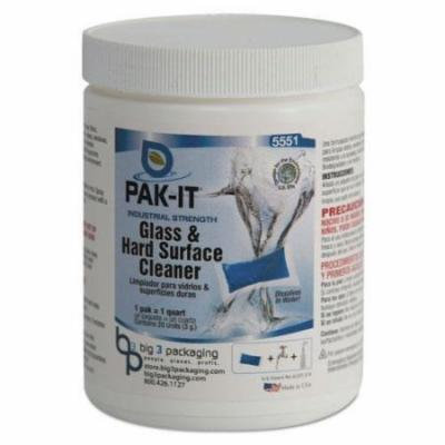 Glass and HardSurface Cleaner Pleasant Scent 20/Jar