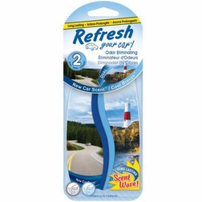 Refresh Your Car Paper 2-pack, New Car/Cool Breeze