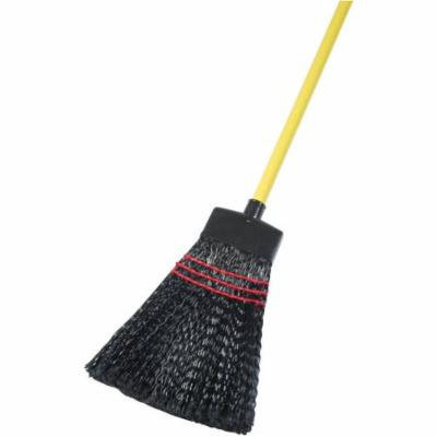 Boardwalk Plastic Bristles Wood Handle Maid Brooms, 12 count