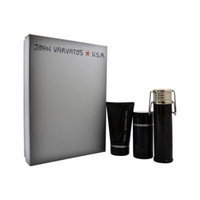 John Varvatos Star U.S.A by John Varvatos for Men - 3 Pc Gift Set 3.4oz EDT Spray, 3.4oz Shower Gel, 2.6oz Deodorant Sti
