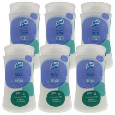 6 Pack Lysol 14oz Power & Free Tap Top All Purpose Cleaner Pump Disinfectant Oxygen