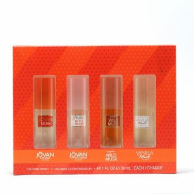 JOVAN MUSK LADIES - 1OZ(MUSK/WHTMUSK/WILDMUSK/VANILLAMUSK) SET