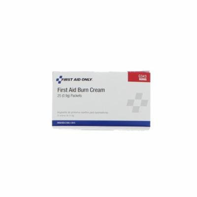 First Aid Only G343 First Aid Burn Cream, 25/box