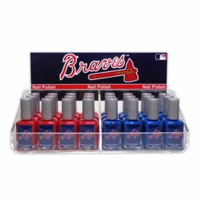 24 Piece Nail Polish MLB Atlanta Braves