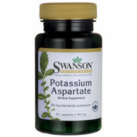 Swanson Potassium Aspartate 99 mg 60 Caps